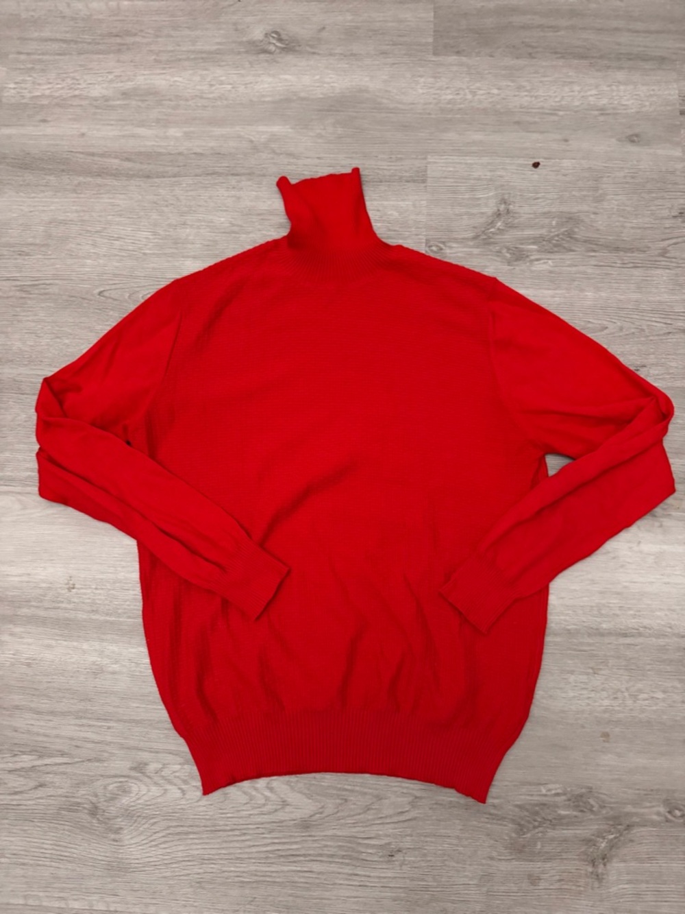 Canali  Black Edition Italian Red Turtleneck Sweater